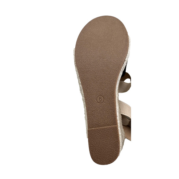 Journee Collection Ashlee Shoes Womens Size 6 Espadrille Wedge Sandals Summer - Picture 12 of 13